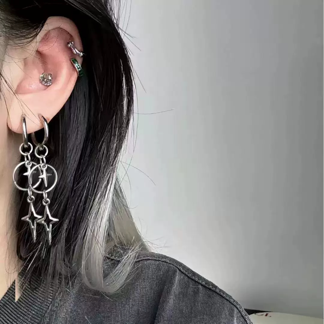 Personalized Punk Cross Star P - огляд і ціна Women'S Emo Accessories
