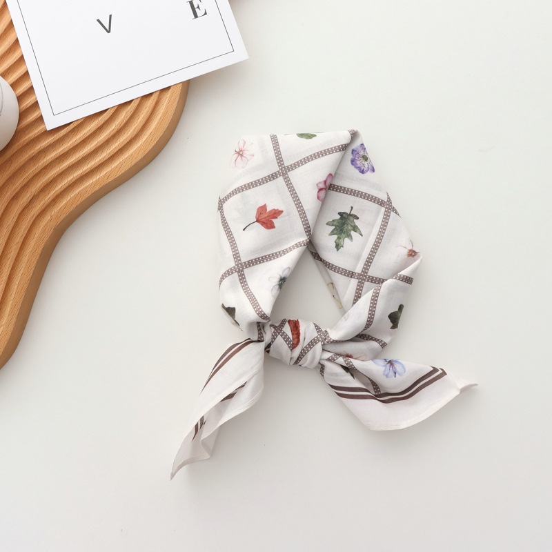 100% Cotton Printed Versatile  - огляд і ціна Silk Scarf Square