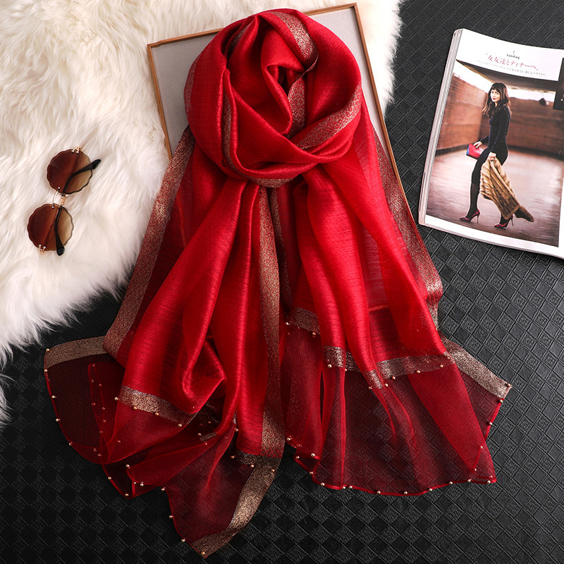 2024 Luxury 100% Silk Shawl Sc - огляд і ціна Silk Scarf Square