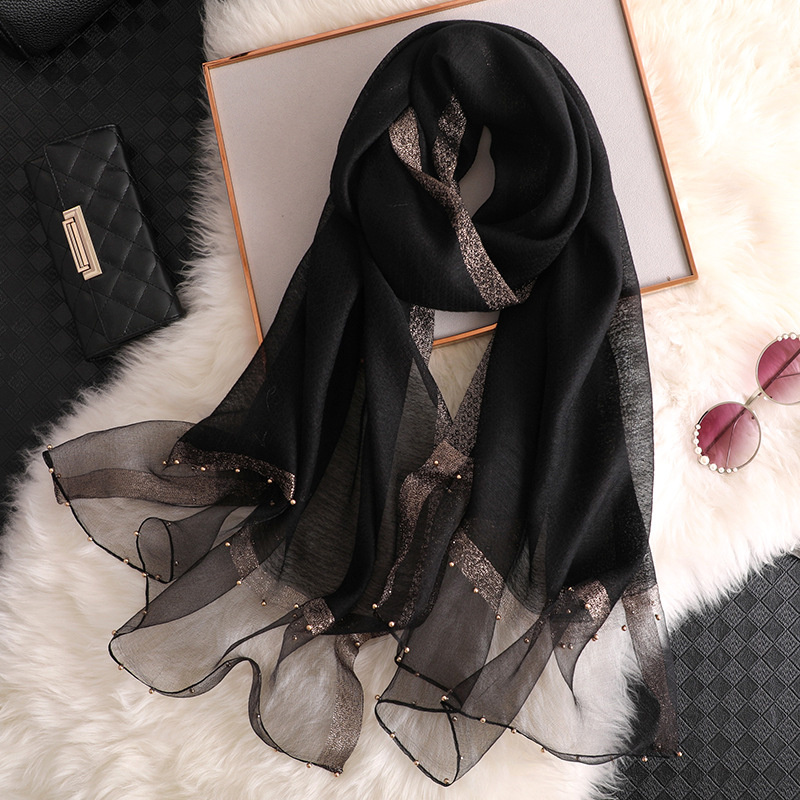 2024 Luxury 100% Silk Shawl Sc - огляд і ціна Silk Scarf Square
