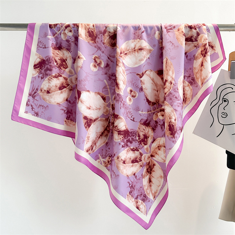 Retro 90cm Printed Large Squar - огляд і ціна Silk Scarf Square